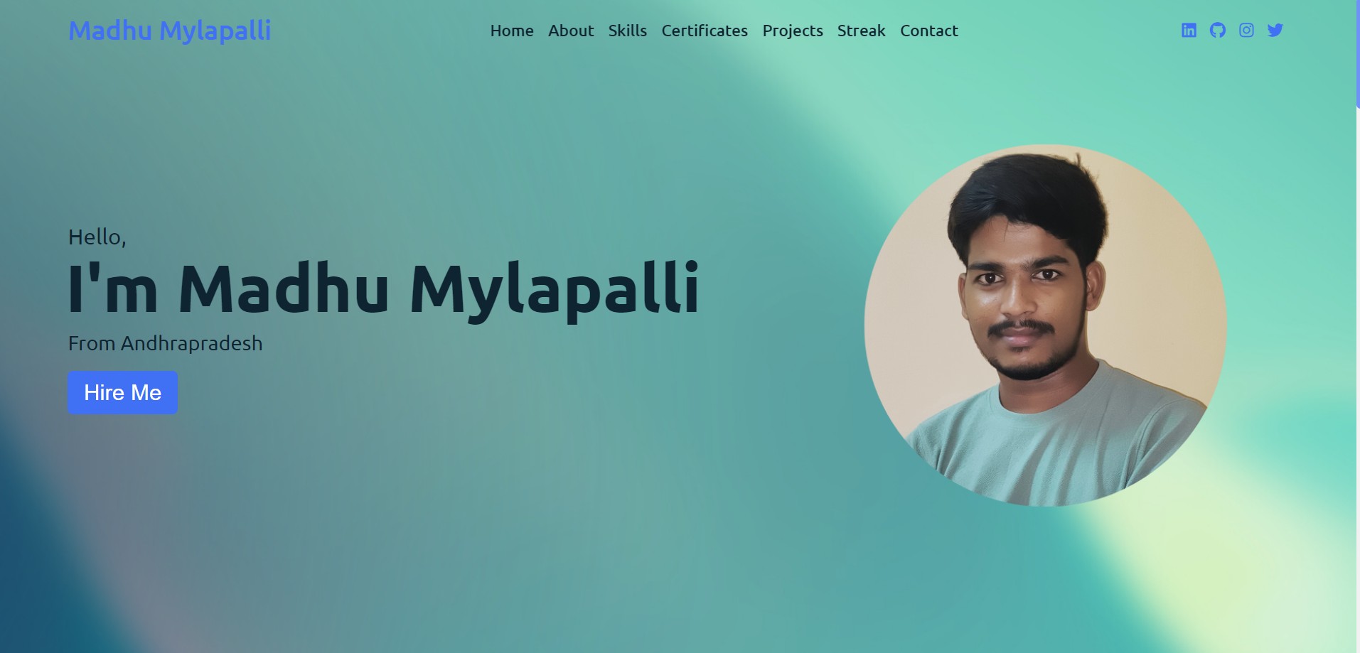 Madhu's Portfolio